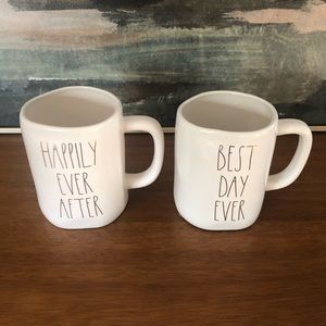 Rae Dunn Wedding Mug Set
